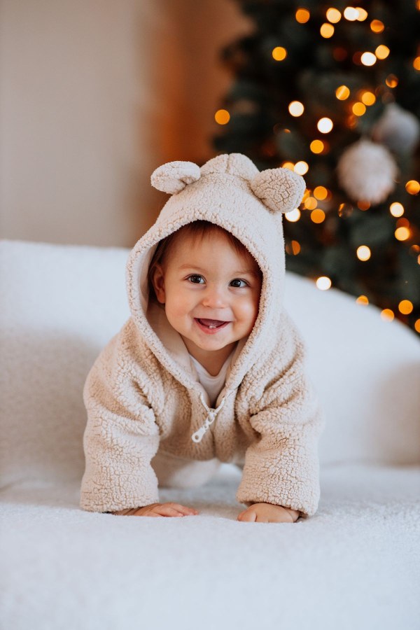Fleece Bear Hoodie Jacket